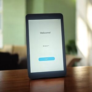 Samsung Galexy E Tablet with Black Frame